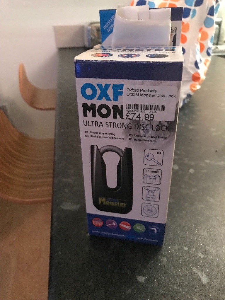 halfords motorcycle disc lock